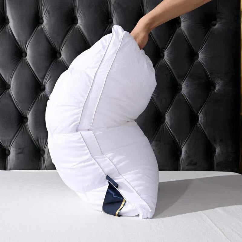 4pcs 3D Luxury Hotel Pillow Set, Neck Support Sleeping Pillows for Comfort & Relaxation, Premium Cover with Zipper Closure, 45*68cm