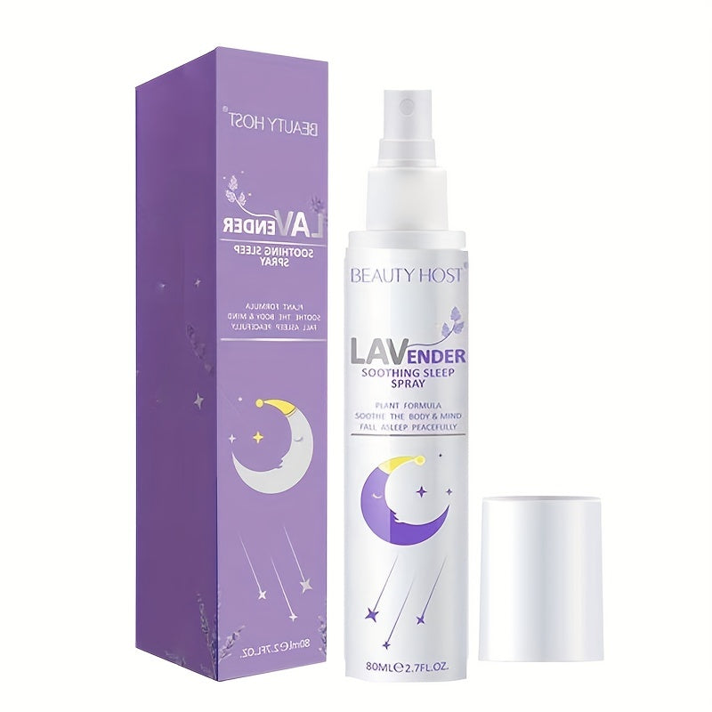 1pc Lavender Sleep Spray - Room Pillow Spray For Deep Sleep - 80ml Anti-Stress Relaxing Spray