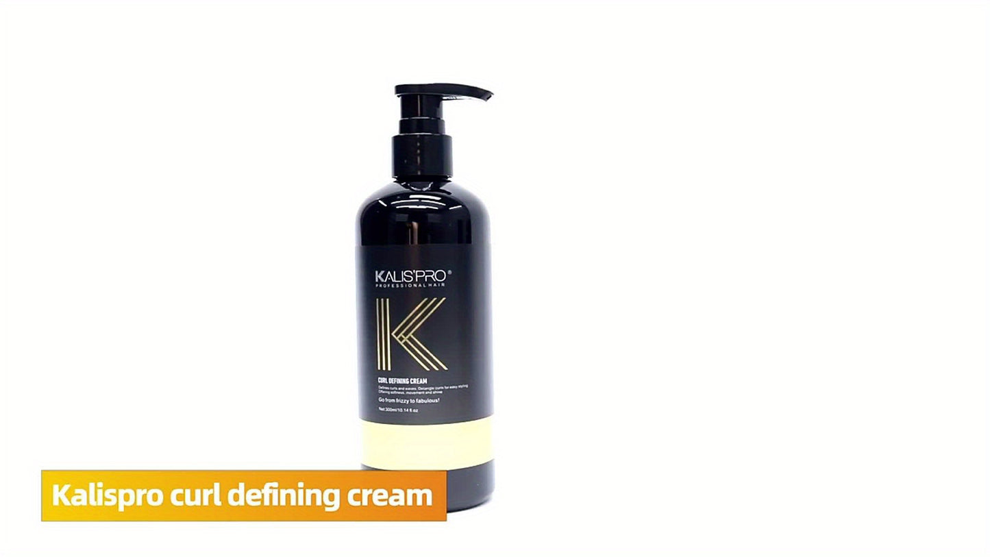 300ml for Curly/Wavy/Coily/Straight Hair Defining Cream, 10.14oz - Moisturizing Hair Styling Paste For Normal Hair& Wig, Long-Lasting Hold & Elasticity, Suitable For Wavy And Curly Textures, Frizz Control Haircare | Sleek Bot