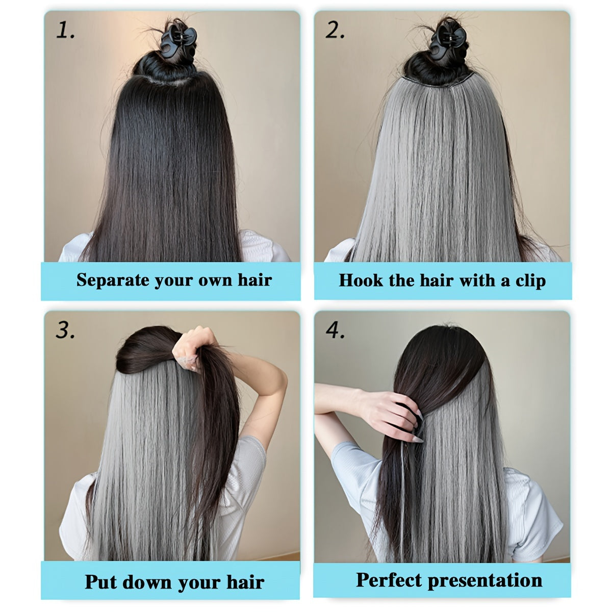 15 Colors 55.88cm Women's 22-Inch Long Curly Wave Synthetic Hair Wig - Brown/Red Blonde Purple/Pink/Pinkish-Red/Purple/Pink/Pinkish-Women Hair Extensions