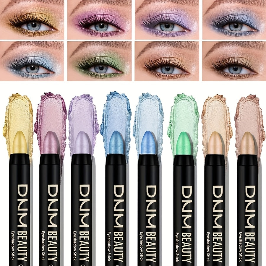 16pcs Colored Pearl Eyeshadow Pencil Eyeliner Highlighter Stick Eyeliner Gel Pencil for Women Make-Up Tools Sets