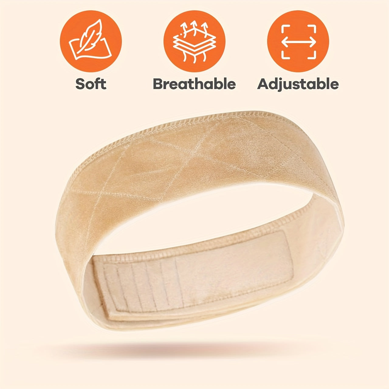 3pcs Velvet Hair Ties Set - Exclusive Female Hair Accessories, Comfortable Breathable Non-Slip Bands Suitable for Headpiece Fixing - Can Be Used for Headpiece Stand / Head Model Display