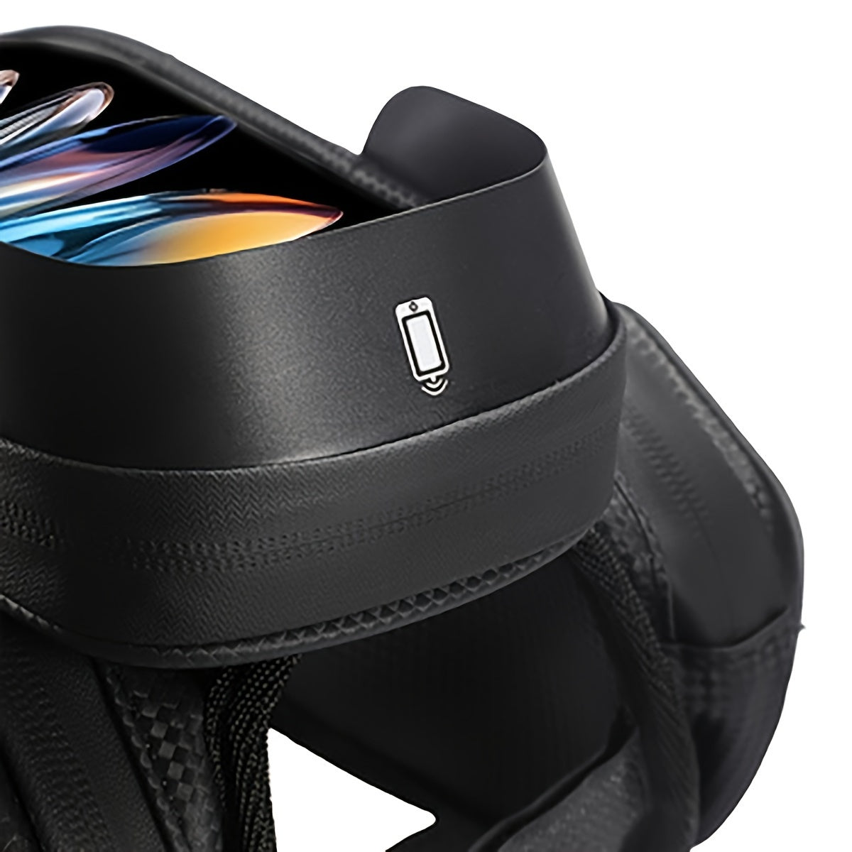 7-Inch Phone Front Frame Bag for Bicycles with a Touch Screen Hard Shell, Top Tube Storage Pouch for Cycling Additions