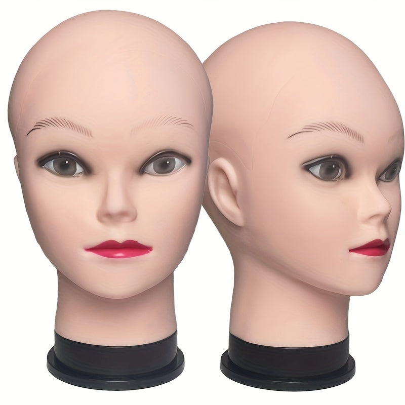 Mannequin Head for Wig Display & Training - Perfect for Hairdresser Practice, Eyewear Showcasing, and Makeup Application
