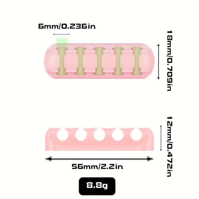 4 Colors Super Strong Self-Adhesive Silicone Cable Organizers with 7, 5, And 3 Slots for Managing Cables, Featuring Cable Holders And Storage Boxes to Keep Your Wires Neat And Tidy!