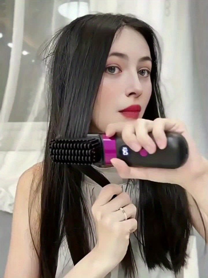 NEW Portable And Wireless Straightener, Quick, Constant Temperature Anti-Scald Design, Smart LED Digital Display, USB Charging, Exquisite And Lightweight, Suitable for Home Travel, an Ideal Gift for Women, Professional Stylin