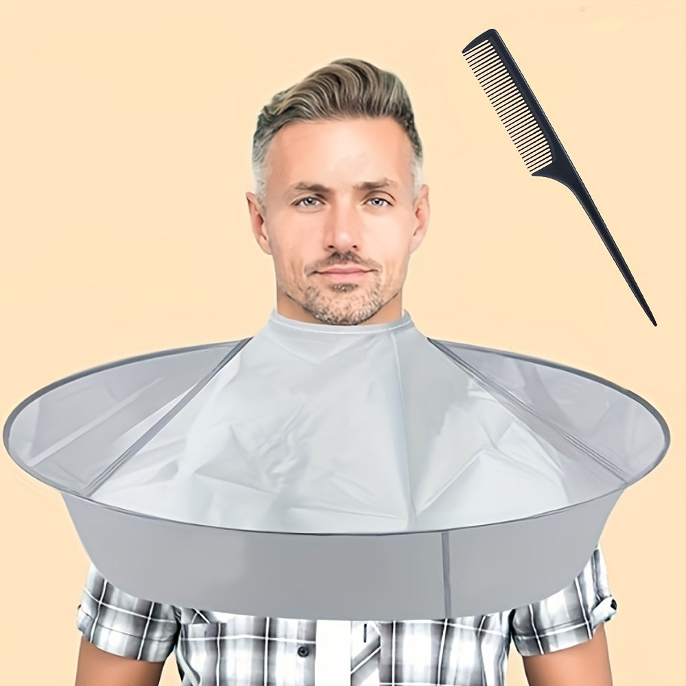 NEW Adjustable Hair Cutting Cape, Hair Umbrella Cloak, Foldable Hairdressing Cape with a Black Comb, Suitable for Both Men And Women, Perfect for Salon And Home Use, Great Gifts for Women