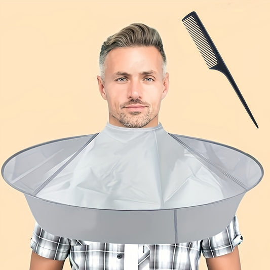NEW Adjustable Hair Cutting Cape, Hair Umbrella Cloak, Foldable Hairdressing Cape with a Black Comb, Suitable for Both Men And Women, Perfect for Salon And Home Use, Great Gifts for Women