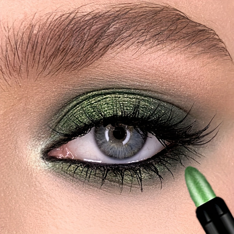 10 Color Waterproof Eye Makeup Color Pearlescent Pen High Light Stick Silkworm Lying Pen/Rotating Smoky eye shadow Pearlescent Matte eye shadow Pen