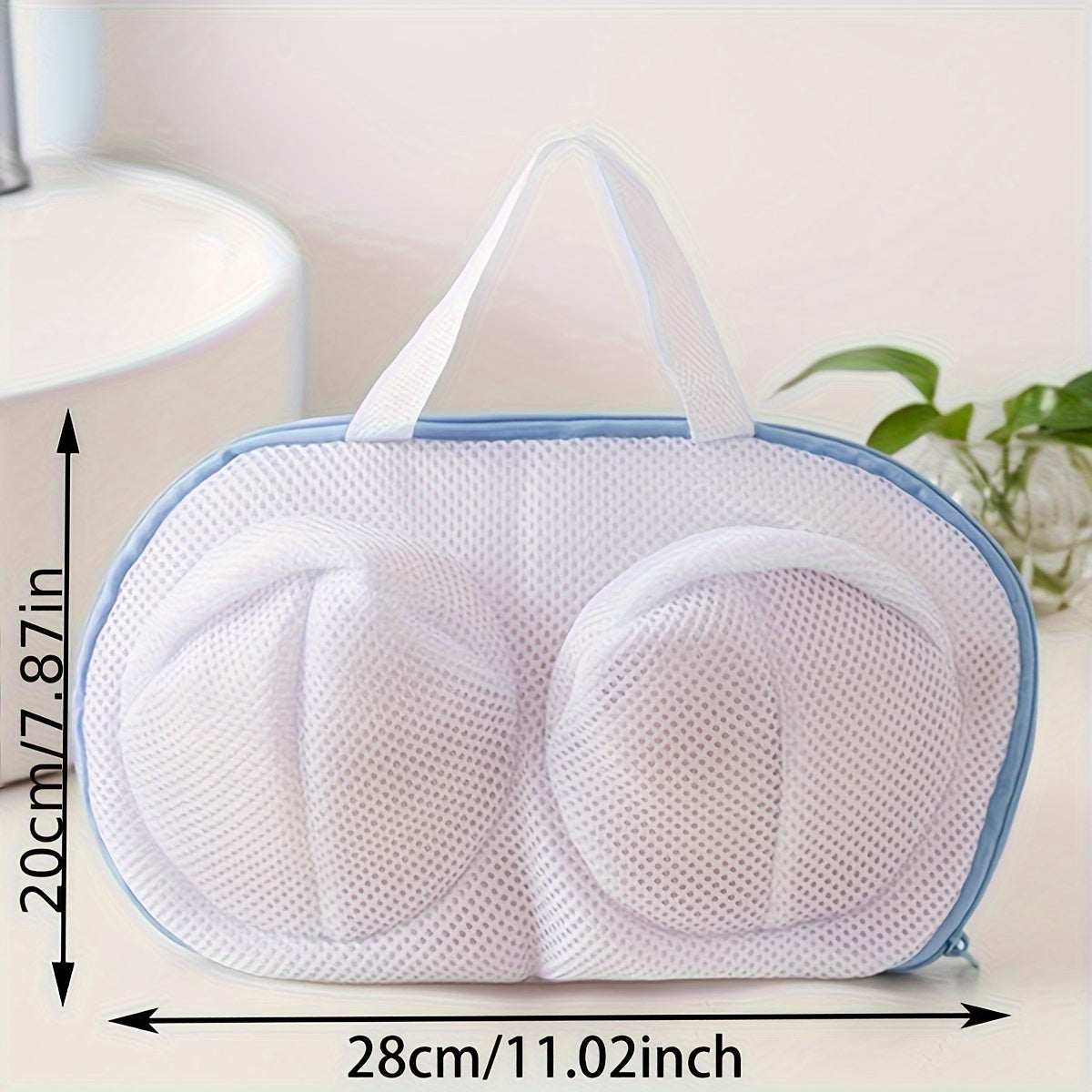 A Bra Washing Bag - a Durable Mesh Laundry Protection Bag with a Zipper Closure, Suitable for Delicate Garments, Lingerie, And Socks, Laundry Bags