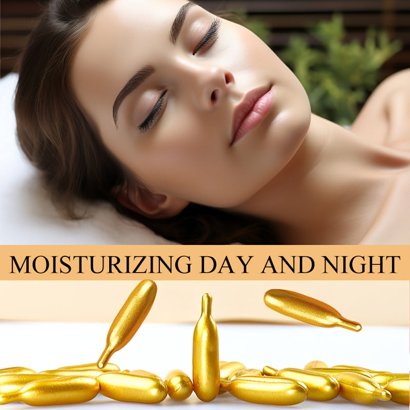 90 PCS Set Vitamin E Capsule Serum, Hydrating & Moisturizing Facial Light Beige Essence All Light Beige Types, Gel Formula for Face, Body, Hands, Feet, Daily Skincare, Sleek Packaging, High Quality Capsules
