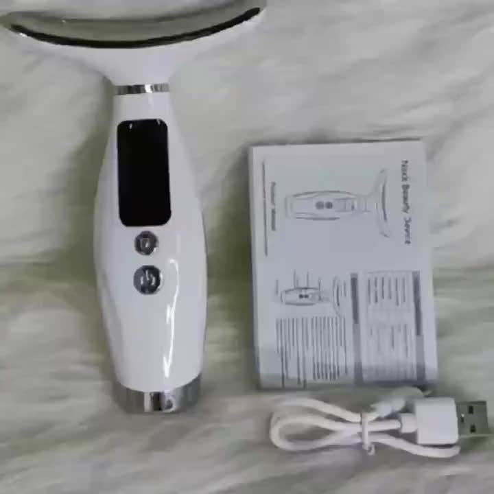 NEW Seven-Mode Electric Beauty Device - LED Digital Display, Effective Relaxation and Facial Care, Suitable for Face, Neck, Double Chin, Ideal for Home and Beauty Salons, USB-Rechargeable Facial Sculpting Tool - Perfect Holid