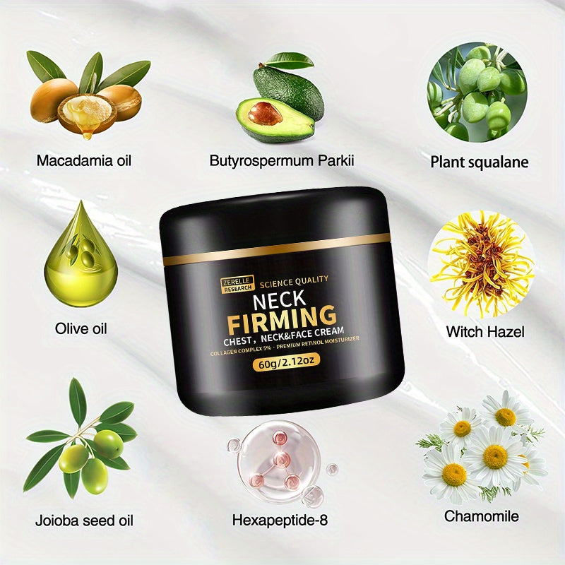 NEW Chest Neck & Face Korean Cream - Enriched with Retinol, Collagen & Niacinamide - Deeply Moisturizing Skincare for Radiant, Skin Care Accessories Korean Products