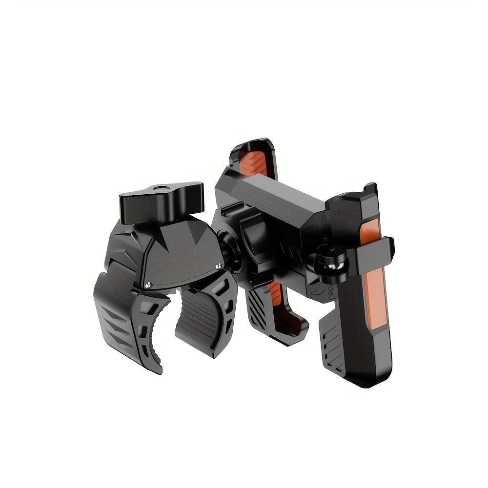 Upgraded Bicycle Phone Holder - Quick Release, 360° Rotation, Suitable for Handlebars of 22-45Mm And Smartphones Ranging from 11.43cm to 17.78cm, Made of Durable Plastic