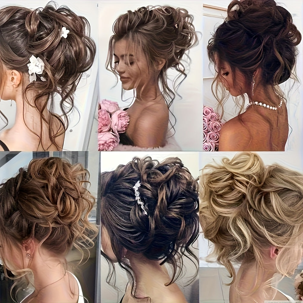 8-Inch Long Natural-Looking Synthetic Hair Wig with Elastic Headband - Easy to Apply, Perfect for Daily Wear, Versatile Hairpiece for All Occasions, Hair Wig, Versatile Hairpiece, Easy Application Wig