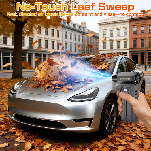 Turbo Blower Z7 Camera 140000RPM Strong Blowing – 4 Speeds, Multi Nozzles, LED Light for Car Snow Removal, Computer Dusting, Grill Cleaning, Outdoor Camping & Home Vent Care, Cordless Portable Type-C