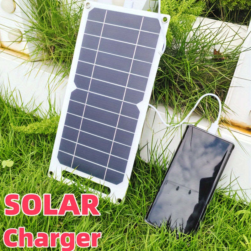 30W Survival Solar Panel with 5V USB, Portable Solar Charger, Featuring Safe And Stable Charging, Suitable for Outdoor Power Supplies, Emergency Phone Charging, And RV Charging During Camping
