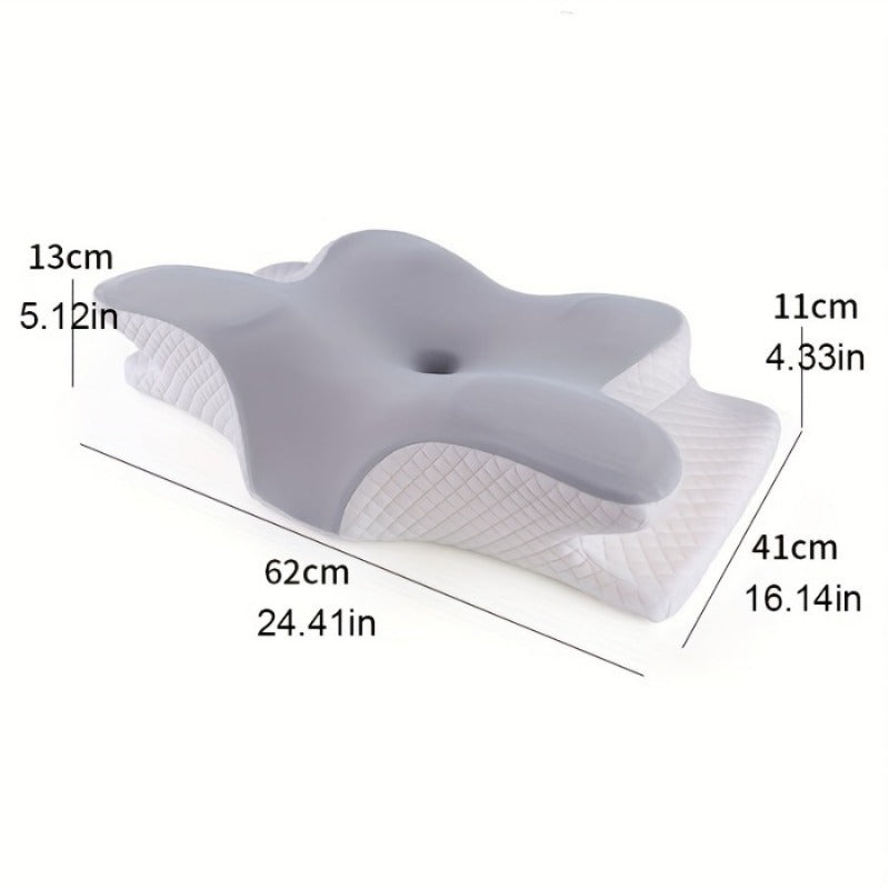 NEW Neck Pillow, Cooling Pillow For Neck Support, Ergonomic Contour Side Sleeper Pillow For Sleeping, Orthopedic Memory Foam Pillows With Pillowcase, Best For Insomniac Massage Pillow