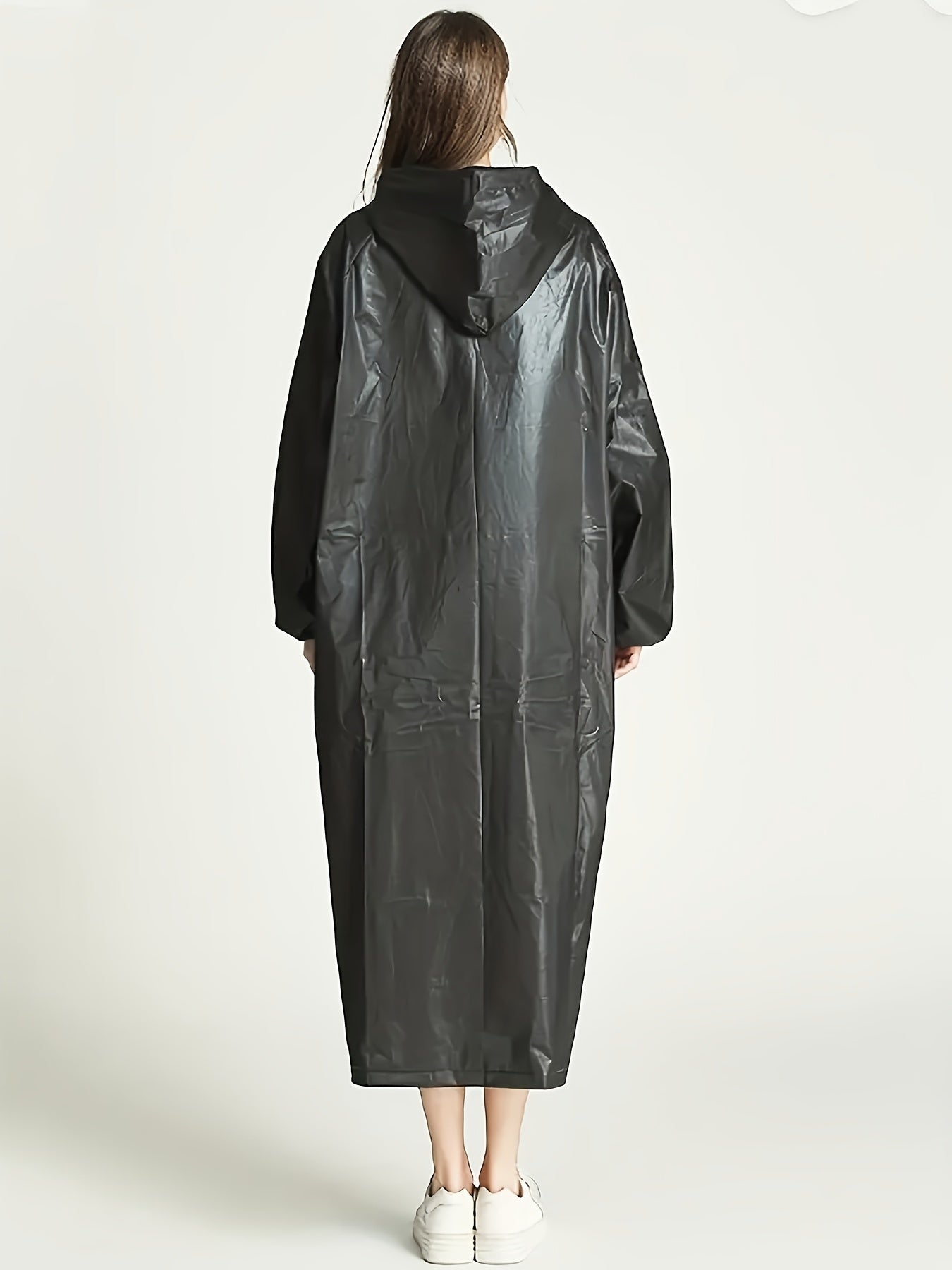 3 PCS Set Heavy-Duty EVA Full Body Raincoats - High Quality Hooded Long Sleeve Rain Gear with Adjustable Drawstring Hood & Button Front - Lightweight High Quality Outerwear for Cycling, Hiking, Travel - Women's & Unisex Adult