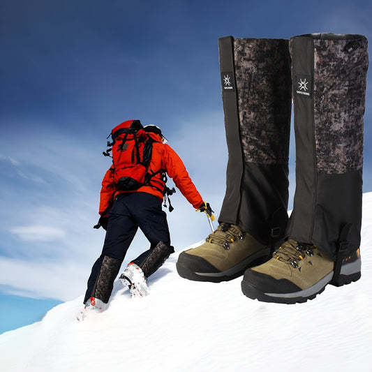 Outdoor Leg Protectors Suitable for Everyone - Advanced for Hiking, Hunting, Camping, Skiing, Desert Walking, And Mountaineering with Breathable Gaiters for Men And Women - Adjustable Fit for Ultimate Comfort - 1 Pair