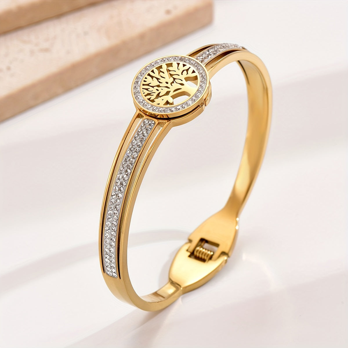 TREE OF LIFE Women and Men's Stylish  Bracelet Made of 316L Stainless Steel, Perfect As a Holiday Gift Wealth Prosperity Health Fortune Jewelry Accessories