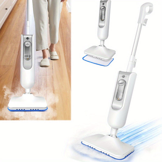 Steam Mop 1500W Electric Floor Cleaner Hot Steam Cleaner Handheld Multipurpose Handheld Cleaning Machines Convenient Detachable for Cleaning Laminate Hardwood Marble Tile Floor Carpet