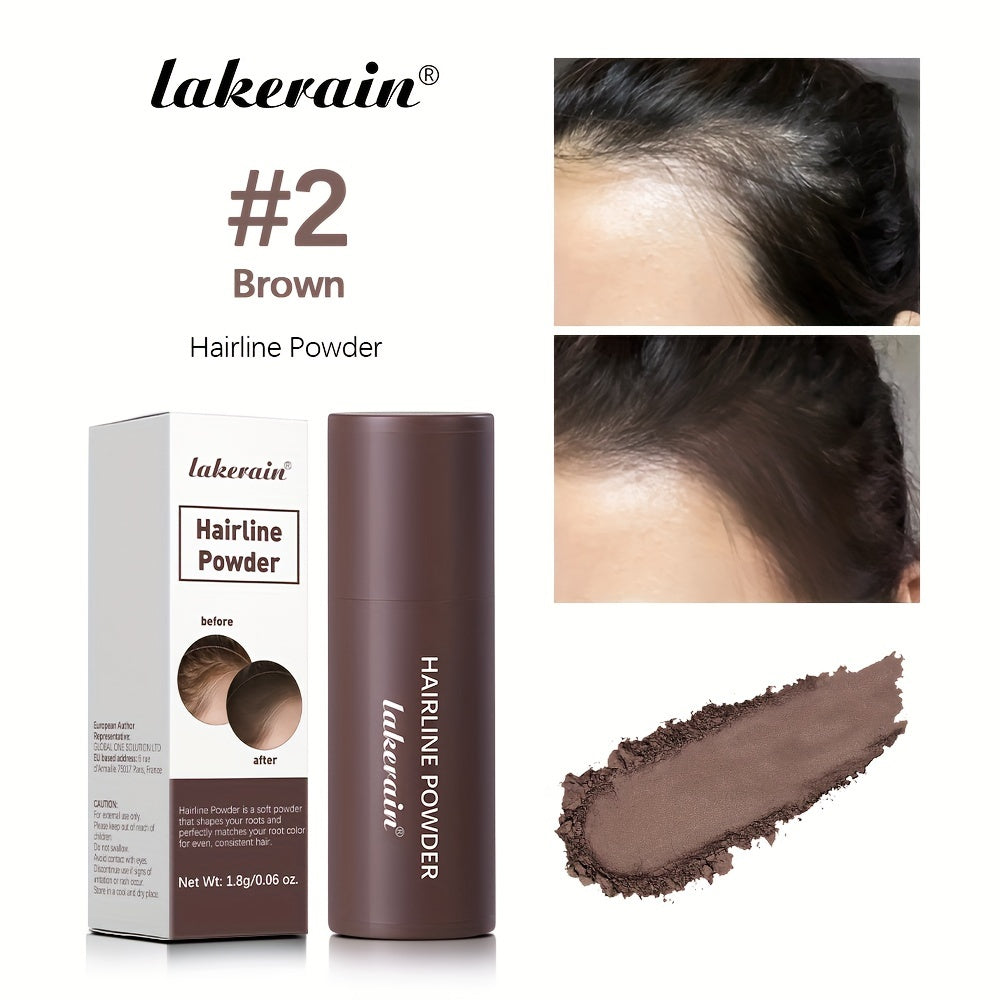 Hairline Powder Stick, Hair Shadow Sponge Pen, Used to for cover Gray Roots, Enhance Hair, And Conceal Thinning Hair, with Strong for coverage That Perfectly Matches The Roots to Create a Flawless Hairline