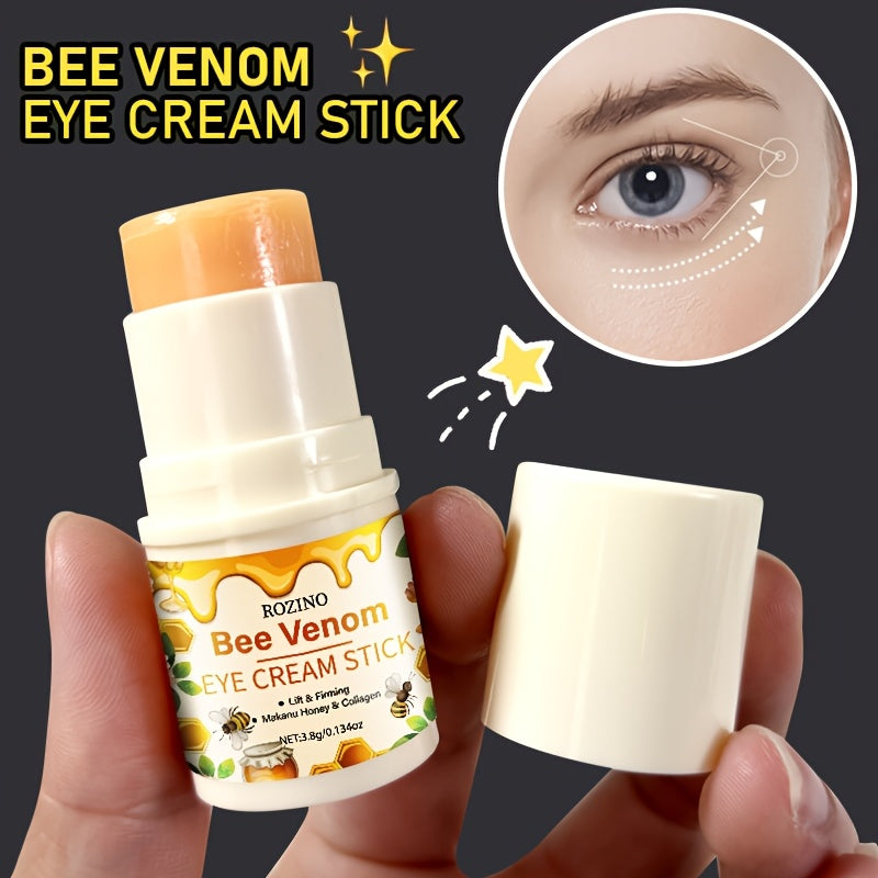 Bee Venom Collagen Instant Lifting Under Eye Cream - Deep Moisturizing & Dark Circles, Hypoallergenic, All Light Beige Types, Unisex Adult Skincare for Puffiness & Wrinkles, No Power Needed, Skincare Routine, Sleek Packaging