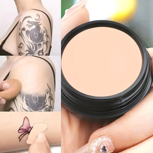 2 PCS Set Full Coverage Concealer - Waterproof, Matte Finish, Suitable for All Skin Tones, Hides and Dark Spots, Long-Lasting, Multi-Color, Plant-Based Formula