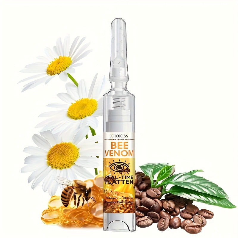 Bee Venom Eye Gel - 10g Quick Firming Eye Cream with Caffeine, Collagen & Venom for Smoothing, Tightening & Lifting Under-Eye Light Beige, Hypoallergenic for All Light Beige Types, Skincare Routine, Sleek Packaging, Natural