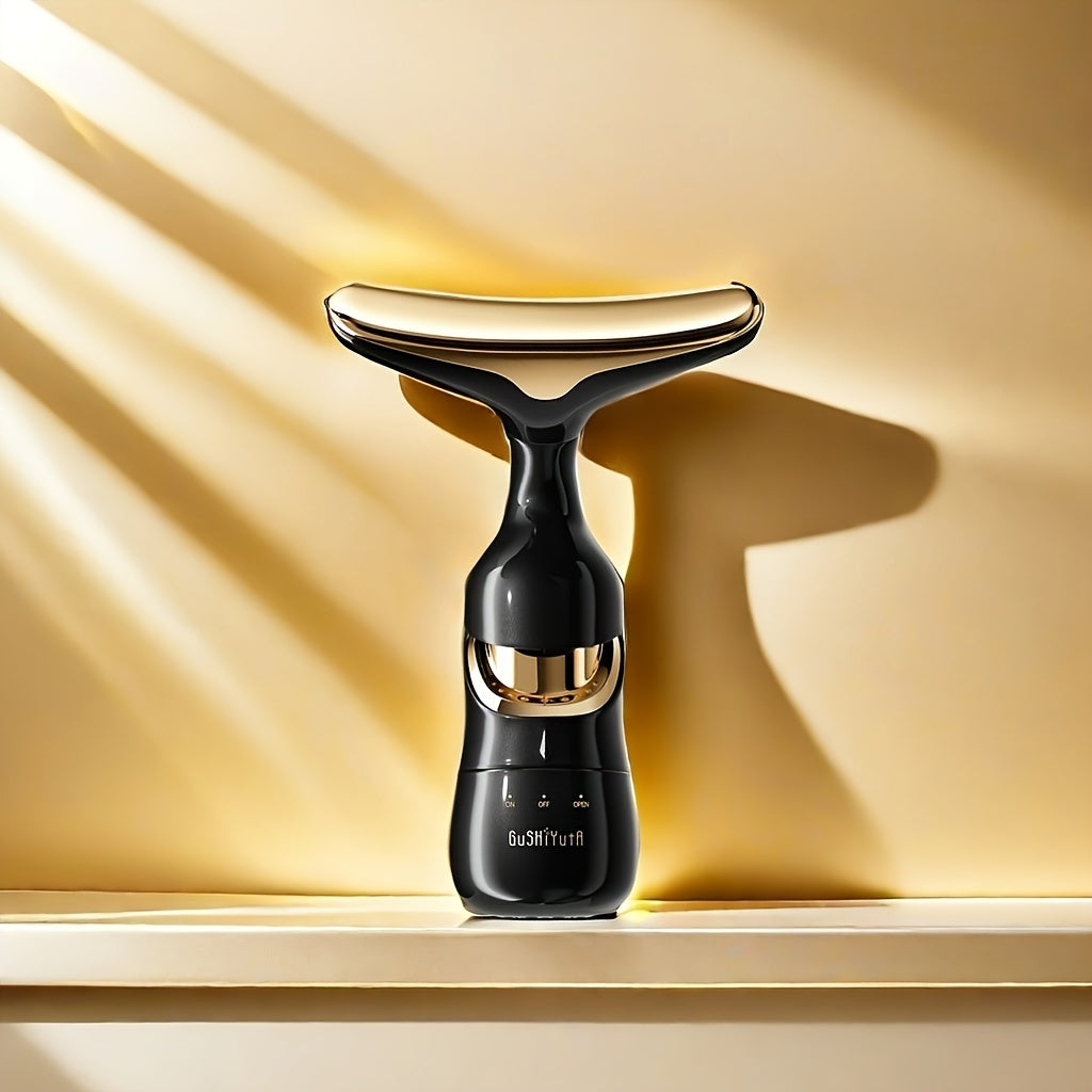 Four-Dimensional One-Three-Body Vibrating All-Round Massager Deep Introduction Device Neck Eye Facial Skin Care Beauty Device. Women Beauty Salon Spa Accessories Skin Care Supplies