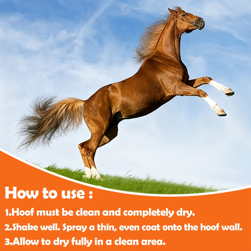Horse Hoof Oil for , Cracked Hooves - Deep Nourishing & Restorative Formula with Natural Botanical Oils, Long-Lasting Moisture & Shine, Strengthens Hoof Wall, Prevents Splits & Cracks, Easy to Apply, Ethically Made Care for A