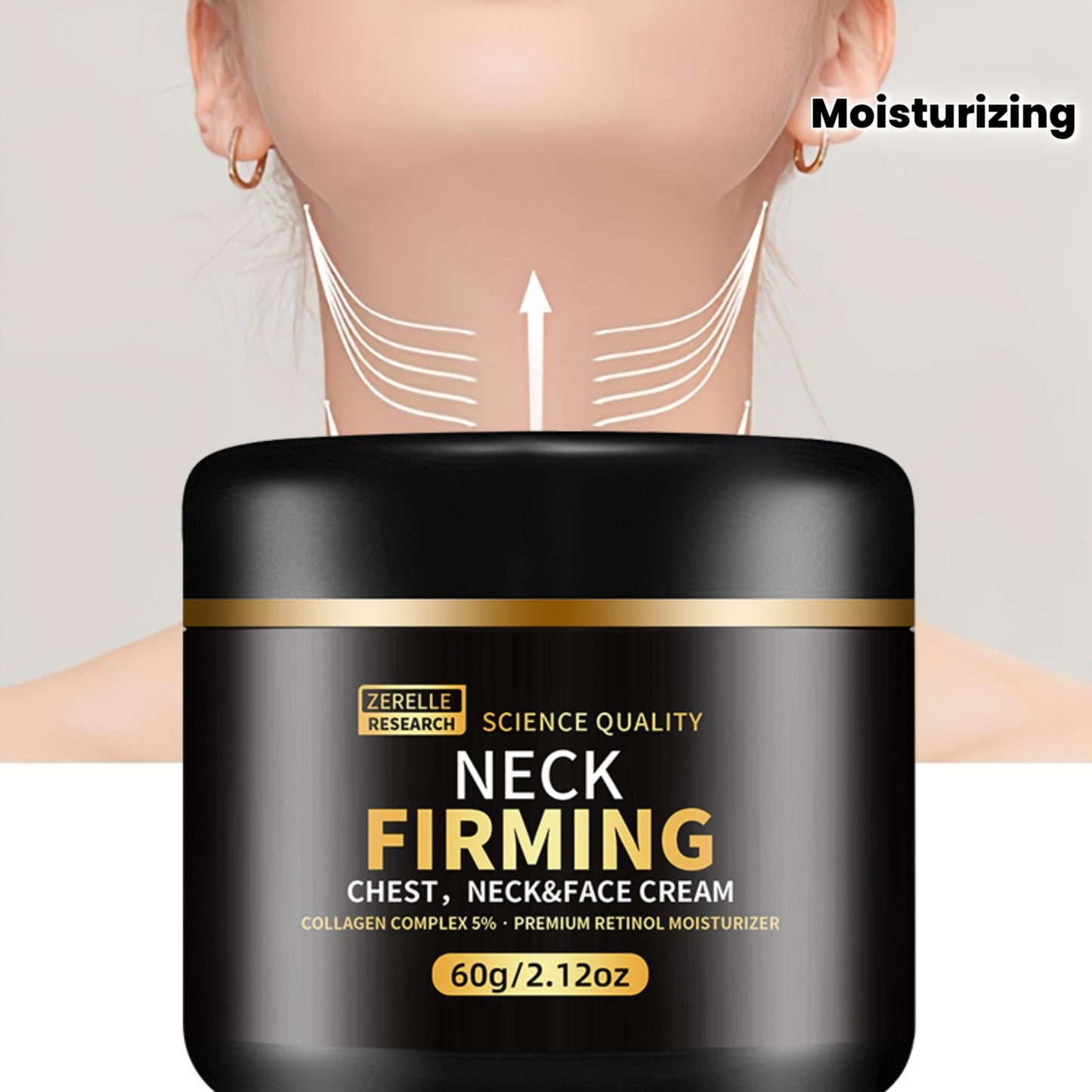 NEW Chest Neck & Face Korean Cream - Enriched with Retinol, Collagen & Niacinamide - Deeply Moisturizing Skincare for Radiant, Skin Care Accessories Korean Products