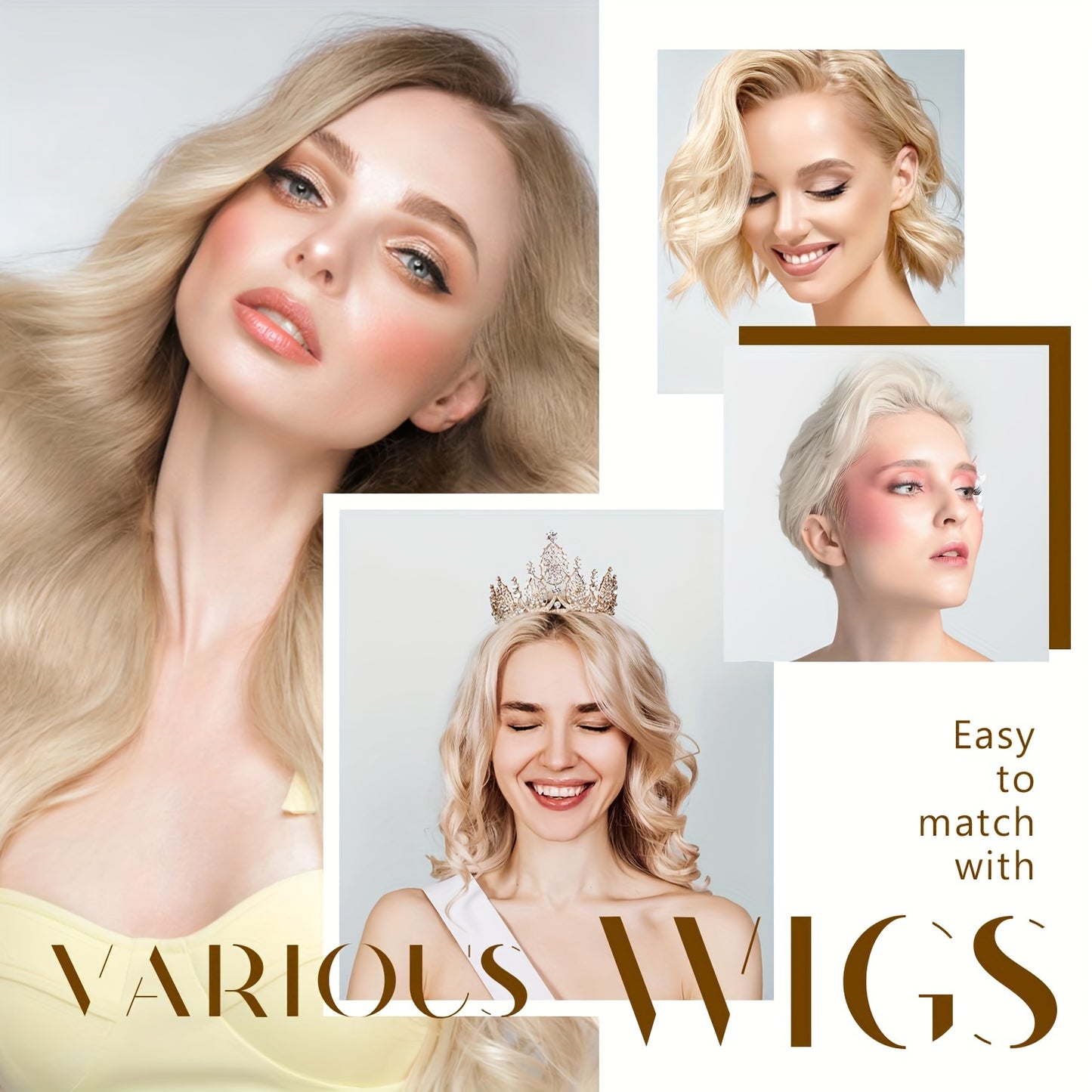 3pcs Velvet Hair Ties Set - Exclusive Female Hair Accessories, Comfortable Breathable Non-Slip Bands Suitable for Headpiece Fixing - Can Be Used for Headpiece Stand / Head Model Display