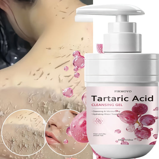 Glycolic Tartaric Acid Deep Cleansing Exfoliating 100gr Gel | Long-Lasting Pore Cleansing, Suitable for Facial And Body, Ideal for Daily Use, Suitable for All Skin Types, Women Skin Care Korean Products