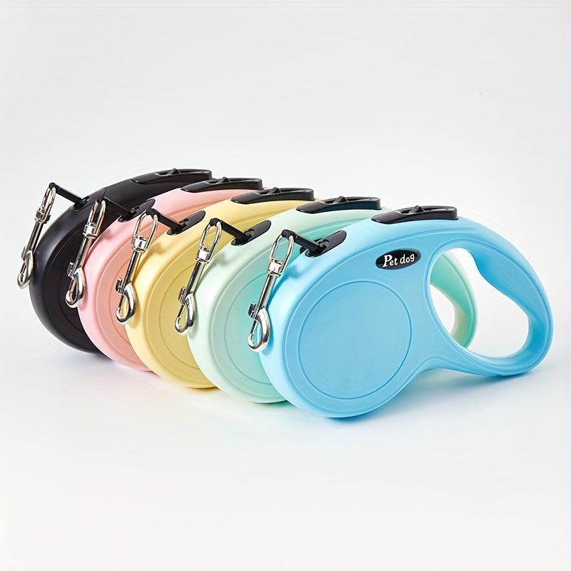7 Colors Retractable Dog Leash | 10-foot ABS Leash for Outdoor Walking, Uncharged Power Mode