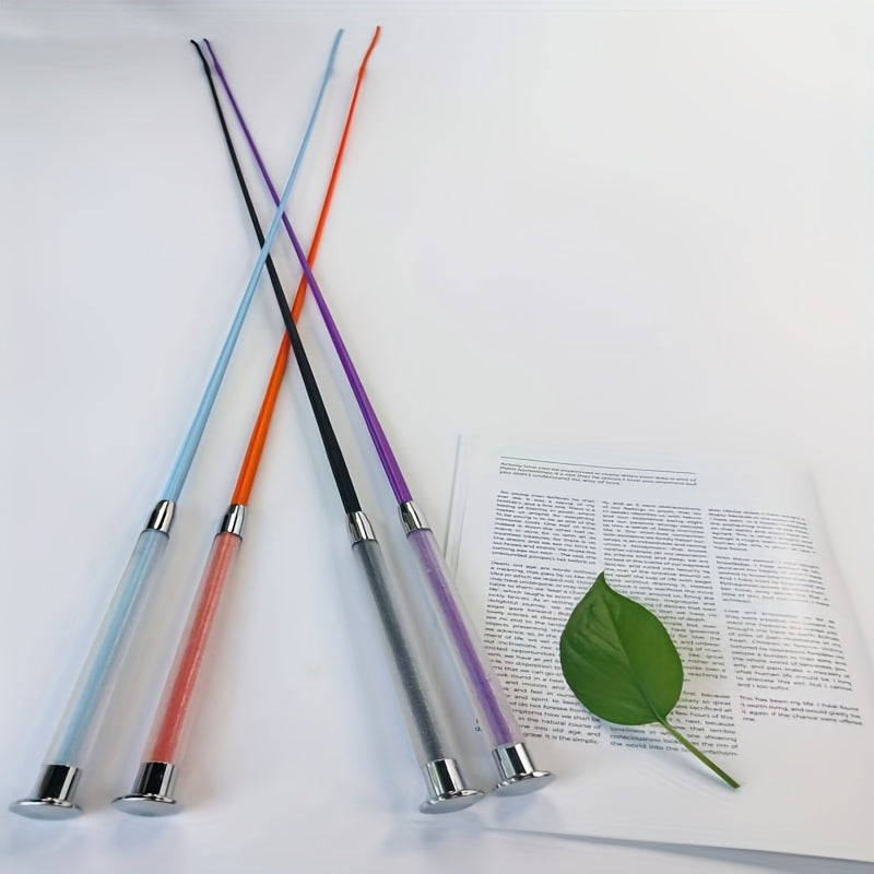 110cm 4 Colors Professional Elegant British-Style Horse Whip - Resin Material, with Golden Accents, Ideal for Riding, Training, and Wild Riding, Perfect Horse Riding Gear | Elegant Whip Design |