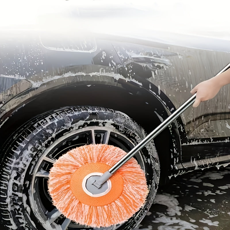 1pc Extendable Ceiling Mop, Multi-Surface Dusting and Cleaning Tool, 27.94x100.0 cm, for Ceiling, Fans, Air Conditioners, Walls, Tiles, Glass, Car, No Electricity Needed, Ideal for Living Room, Bedroom, Bathroom, Kitchen