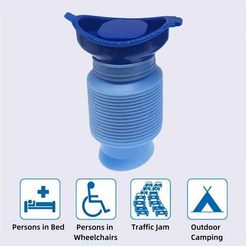 Stuck in Traffic; Adjustable Emergency Women Urinal 750ml - Portable Car & Camping Toilet, Leak-Proof Travel Potty with Ergonomic Handle, Durable Plastic for Outdoor, Camping, Road Trips - Compact & Hygienic Design, Portable
