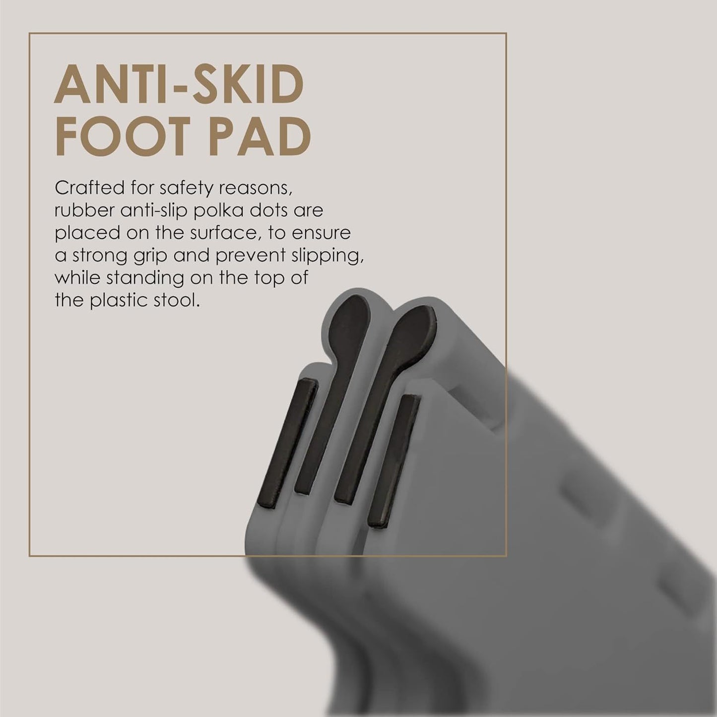 3 Colors 9 Inch Folding Step Stool With Carry Handle & Anti Skid Footpad | Foldable & Collapsible Step Stool
