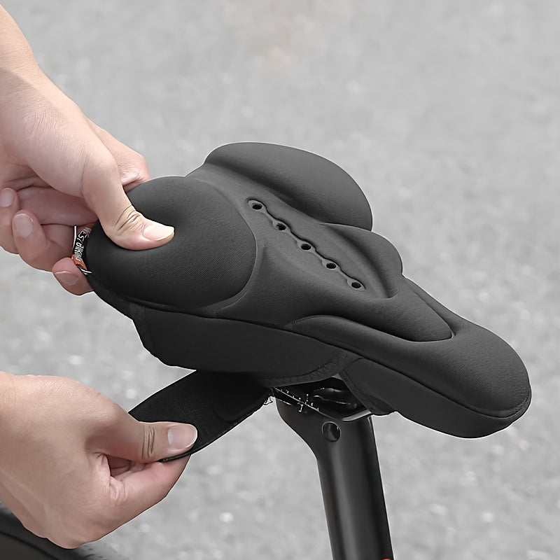 NEW Bike Saddle Cover Comfortable Breathable Seat Cover Soft Sponge Bike Seat Cushion