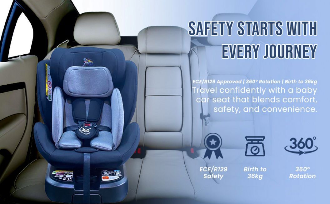 Multi Recliner Swivel ISOFIX R129 360 Rotating Car Vehicle Padded Seat Booster for Stage 0123 Babies Safety Travel Accessories Safety Supplies