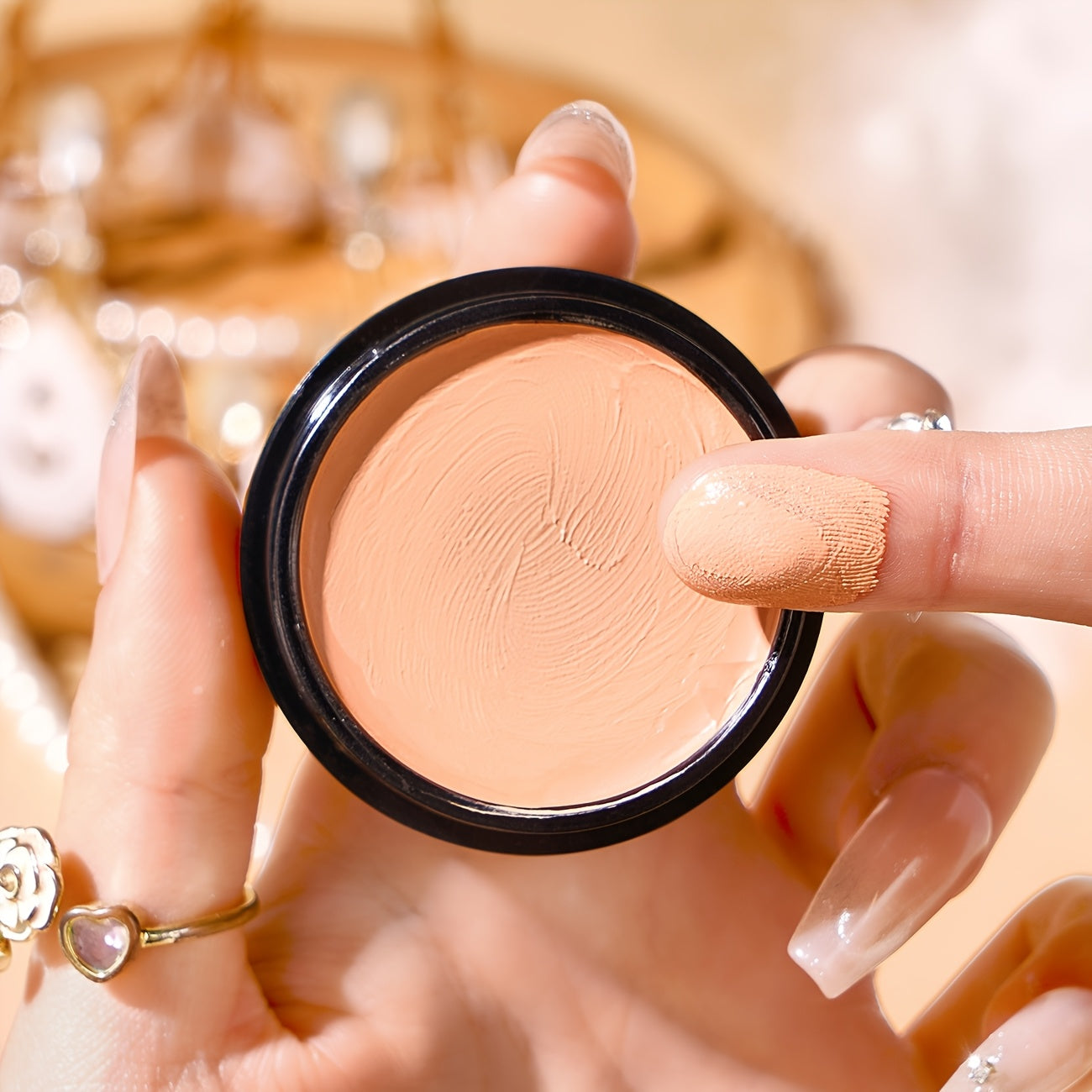 2 PCS Set Full Coverage Concealer - Waterproof, Matte Finish, Suitable for All Skin Tones, Hides and Dark Spots, Long-Lasting, Multi-Color, Plant-Based Formula
