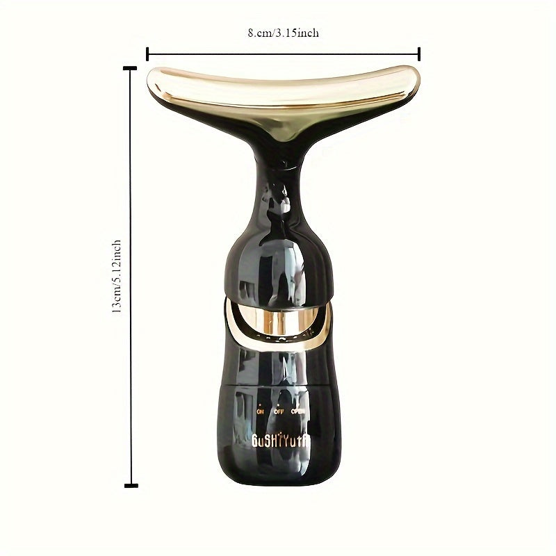 Four-Dimensional One-Three-Body Vibrating All-Round Massager Deep Introduction Device Neck Eye Facial Skin Care Beauty Device. Women Beauty Salon Spa Accessories Skin Care Supplies