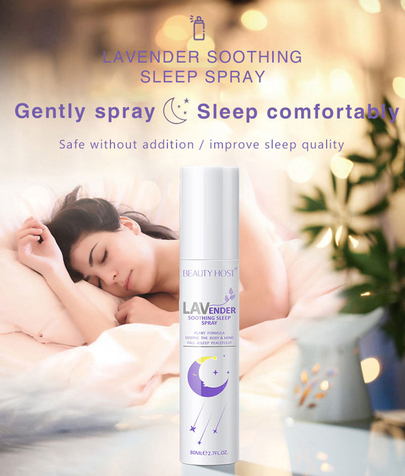1pc Lavender Sleep Spray - Room Pillow Spray For Deep Sleep - 80ml Anti-Stress Relaxing Spray