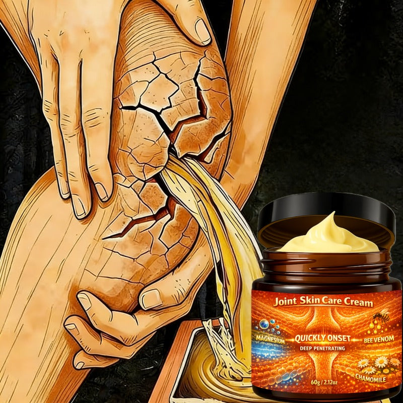 Maximal Joint And Skin Care Pain Relief Cream | Fast-Acting For Runners Gym-Knees, Hands, Feet, Elbows & Shoulders - Natural Formula With Turmeric, Bee Venom, Magnesium, Honey, Retinol, Hyaluronic Acid, Vitamin C, Niacinamide