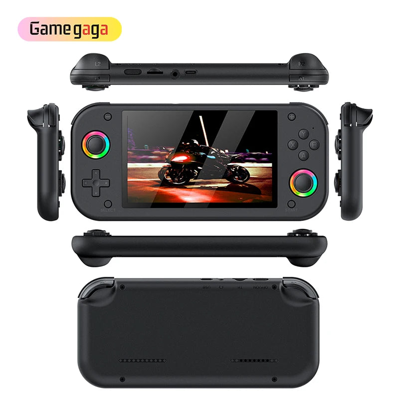 L  M26 Handheld Touch Screen Game Console 5.1inch  64GB 20000+Games 64GB Portable Pocket Retro Handheld Video Game Player LINUX System