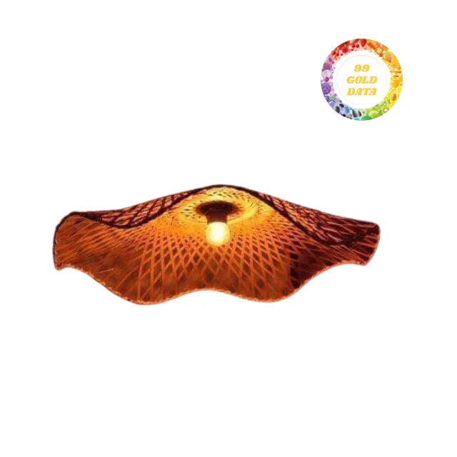Vietnamese Handcrafted 100% Bamboo Pendant Lamp with Traditional Woven Shade, Ideal for Home Balcony or Cafe Decoration with Rustic Design Style