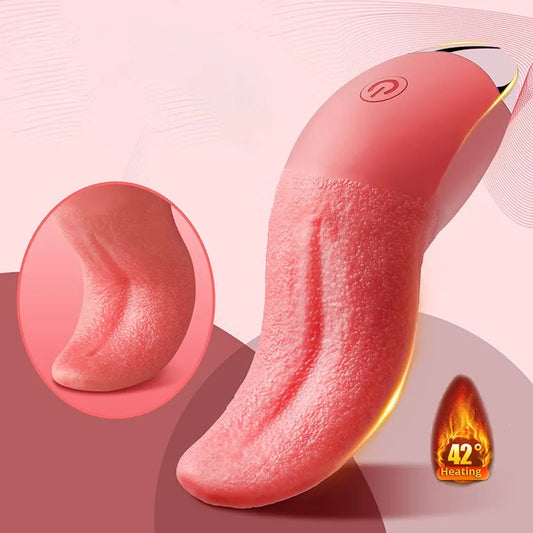 10 Mode Heating Tongue Licking Vibrator Mini Sex Toys for Women  Stimulator G-spot Nipple Female Masturbator Couples Product