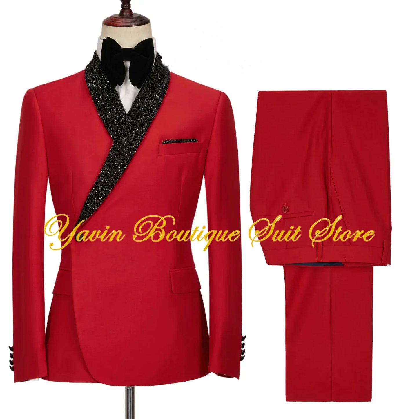 NEW Arrivals 2PCS Set S-5XL Black Collar 4 Colors Men Formal Business Dinner Suits Regular Fit Latest Design Wedding Best Man Suit For Men Blazer Sets Groom Tuxedos Men Luxury Fashion Clothing Supplies